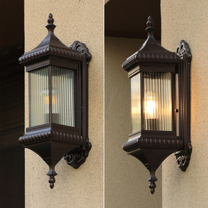 Outdoor Retro Wandleuchte mit 8M Erfassungsreichweite, Solar-Bewegungsmelder, LED-Gartenlampe von Herstellern mit Edelstahlsockel - Product Image 5