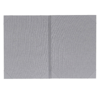 Carpeta para Diploma Mondon ZS110 de Cuero Granulado Tamaño A4 8.5x11 con Logotipo Plateado