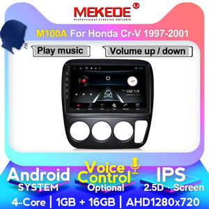 MEKEDE-M100 9 "Voice Control Android 9 4Core 1G + 16G Car DVD Audio PlayerためCRV 1997-2001 WIFI GPS Radio Stereo BT SWC IPS - Product Image 4