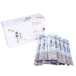 Mini paquet en plastique imprimé sur mesure pour boîtes de Sachet de <span class=keywords><strong>miel</strong></span> de 10g <span class=keywords><strong>Miel</strong></span> de fleur sauvage 100% naturel avec une cuillère - Product Image 1