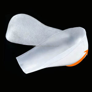 Coussinets de talon orthopédiques en gel de <span class=keywords><strong>silicone</strong></span> pour augmenter la hauteur invisible Semelles de coussin de talon pour le massage des pieds, unisexe - Product Image 3