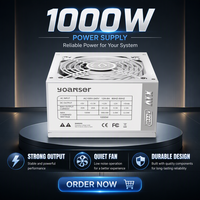 Alimentation PC Gaming ATX 1000W pour Serveur, 80PLUS Gold, OEM/ODM Disponible, AC100-240V