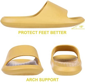 Nuovo cinese due colori gusto estivo pantofola eva pantofole in schiuma eva molto leggera suola uomo pcu pvc pantofola eva super house da donna - Product Image 3