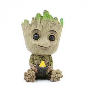 Pot de fleurs Groot pour bébé, Figurines d'arbre homme, modèle mignon, accessoires pour <span class=keywords><strong>jardinière</strong></span> de jardin, cadeau pour enfants - Product Image 6