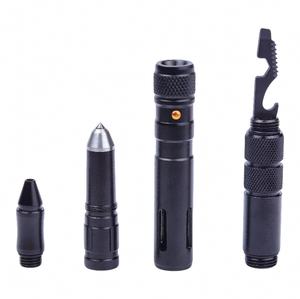 Bolígrafo multifunción portátil de aleación de aluminio para mujer, herramienta de Escape de autodefensa antilobo para acampar al aire libre, escalada, senderismo, regalo - Product Image 3