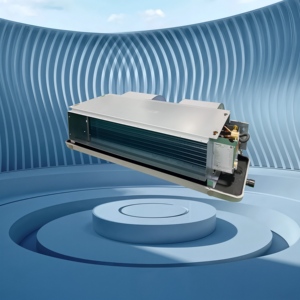 Unidades <span class=keywords><strong>de</strong></span> Ventiloconvector Canalizadas Hisense con Certificación CE, Hidrónicas, <span class=keywords><strong>de</strong></span> Alta Capacidad para Calefacción y Refrigeración (1.8-12.6KW/2.7-18.9KW) DC/Sin Escobillas - Product Image 1
