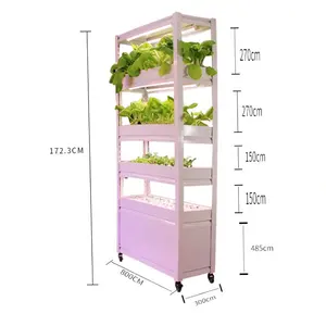 Venta caliente inteligente vertical vegetales gabinete para cultivo hidropónico