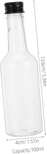 Botellas de Plástico PET Transparentes de 750 ml/1 L, Gran Capacidad, Duraderas, para Envasado de Refrescos y Jugos, Impresión Serigráfica, CE, Té, Champaña, Cerveza - Product Image 2