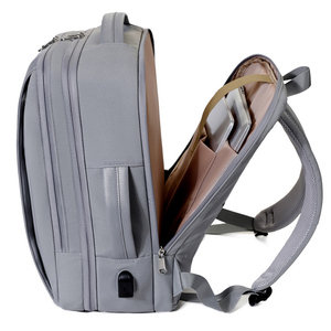 Sac à dos de voyage tendance en tissu Oxford avec fermeture éclair <span class=keywords><strong>SBS</strong></span>, grande capacité, localisateur anti-perte, doublure en polyester, bandoulière incurvée - Product Image 4