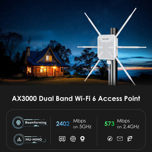 Pont sans fil extérieur Wavlink WN588HX3, WiFi6 AX3000, étanche IP67, point à point, double bande, répéteur d'accès PoE - Product Image 5