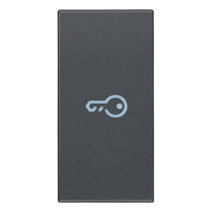 Llave Axial Gris con Símbolo, Longitud 2.2, Longitud 4.4, Altura 0.4, para Manija de Puerta/Ventana - Product Image 1