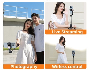 Portable Anti-shake Handheld Stabilisateur Mobile Phone <span class=keywords><strong>Selfie</strong></span> Stick Fill Light Trépied pour Smartphone - Product Image 3
