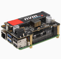 Carte de développement Raspberry Pi 5 avec support pour SSD NVMe M.2, extension PoE X1012, alimentation Ethernet, fonction double PCIe et prise en charge du format 2280