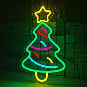 2023 merry christmas decoration home christmas neon sign