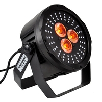 Projecteur de scène LED RGB 3x18W+72x0.5W, mode de contrôle DMX512, pour KTV, mariage, discothèque, éclairage de scène, soirée, DJ, club