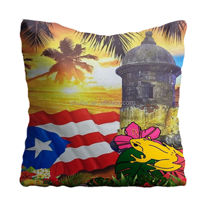 Décorations personnalisées Boricua Noël par SoLunAgua Porto Rico <span class=keywords><strong>Mavi</strong></span> Coquito et Pitorro Housse de coussin de Noël Décoration d'intérieur - Product Image 6