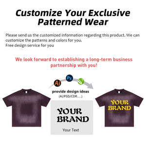 Camiseta Vintage de Algodón 100% Pesado para Hombre, Lavado Monkey, Manga Corta, 285GSM, Cuello Redondo, Holgada, Lisa - Product Image 4