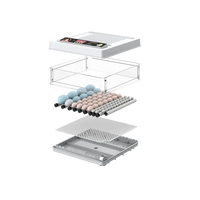 Nouvel incubateur d'œufs de poulet, d'oie et de dinde entièrement automatique à double alimentation 24/30/36 pour usage domestique à prix réduit