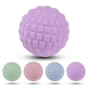 Balles de <span class=keywords><strong>massage</strong></span> plantaires de couleur macaron pour la relaxation de la taille, du dos et du cou et le soulagement du stress Yoga Fitness Needling Balls - Product Image 5