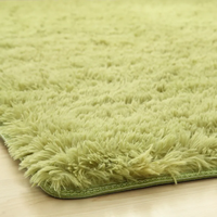 Tapis de sol modernes à poils longs 100 % polyester pour la décoration intérieure, tapis moelleux pour salon