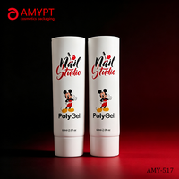 Tube souple rechargeable en plastique avec bouchon à vis OEM pour vernis à ongles, huile et soins de la peau