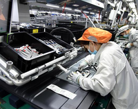 Ligne de production de téléviseurs semi-automatique, système de convoyeur pour l'assemblage de téléviseurs LCD LED pour usine d'électronique
