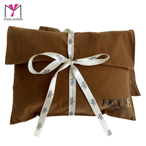 MUYANG <b>CUSTOMIZE</b> velvet envelop bag With Logo Print Luxury Gift Packaging For Cosmetics Perfumes <b>Lipsticks</b> Eye Creams - Product Image 6