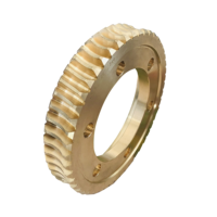 Petit module d'engrenage à vis sans fin personnalisé pour boîte de vitesses industrielle, traité thermiquement, usiné CNC, pièce OEM, certifié ISO9001, marque ZK, laiton et acier
