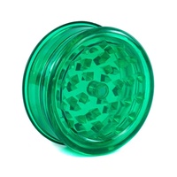 Broyeur à herbes en plastique de haute qualité 60 mm 2025, broyeur à tabac en plastique personnalisé en gros avec impression de logo et durable