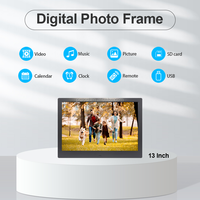 Usine Shenzhen 13 pouces LCD LED lecteur vidéo 1080P cadre Photo numérique électronique avec diaporama