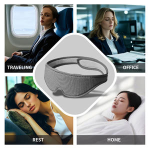 Neue Lichtblockierende Schlafmaske in C-Cup-Form mit Memory-Schaum, Konturdesign und individuellem Logo, Augenmaske für Wimpern - Product Image 5