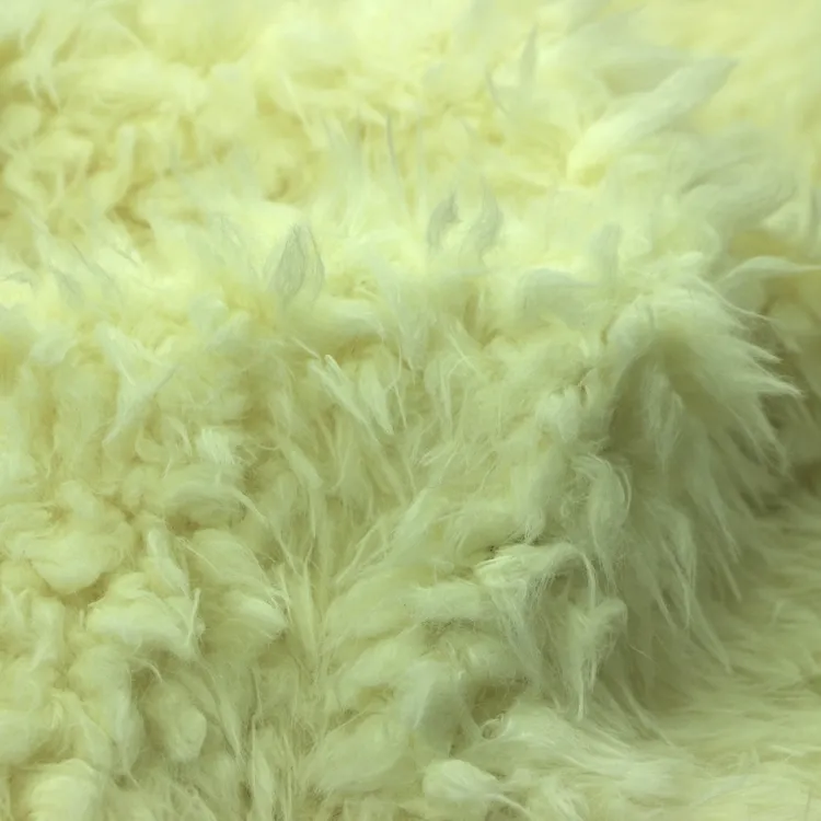 Lion Curly Fur PV Plüsch Fleece Stoff Strick Warp Steam Kunst pelz Lion Curly Hair PV Plüsch Fleece Stoff für Kleidungs stück Home Textile