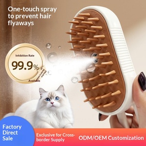 Peine de baño transfronterizo para mascotas, cepillo para gatos, peine de masaje con spray, peine de agujas para eliminación de pelo para el aseo de gatos y perros - Product Image 5