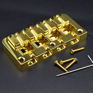 Factory Direct Export 4 <b>String</b> Electric Bass Bridge All Metal Drawstring Plate Electric Bass Accessories - Product Image 6