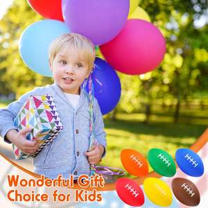 Pelota de estrés personalizada con forma de rugby, logotipo personalizado, forma de pelota de fútbol para apretar, pelota antiestrés en forma de PU, pelota de juguete para aliviar el estrés con logotipo - Product Image 5