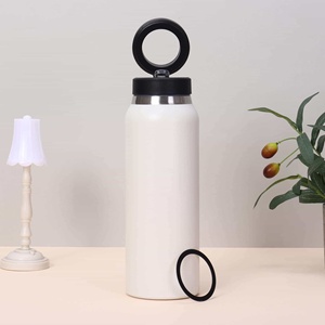 Magnetic Phone Holder Stainless Steel Cup Leak-Proof 6-12 Hours Thermal Insulation Outdoor Cycling <b>Large</b> Capacity 304 - Product Image 2