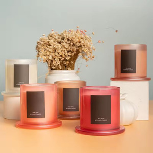 Vela Aromática en Frasco de Vidrio, Color Personalizado, Estilo Boutique, Pura y Natural, para Bodas, Pascua, Día de la Madre - Product Image 2