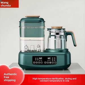 Calentador de Leche Eléctrico de Vidrio, Esterilizador y Secador de Biberones 2 en 1, Olla de Temperatura Constante, Calentador de Leche Materna y Leche de Fórmula, Aislamiento Térmico - Product Image 2