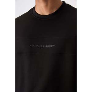 Ensemble de survêtement en coton noir pour homme Air Jones Sport, coupe confortable, vêtements décontractés, jogging long, sweat-shirt - Product Image 6