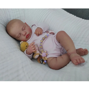 Nouvelle poupée reborn en silicone de 49 cm, LouLou, bébé nouveau-né, réaliste, toucher doux, de haute qualité, collectionnable, pour fille - Product Image 3