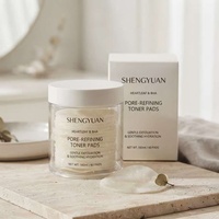 SHENGYUAN Ensemble Huile Nettoyante, Tonique, Tampons et Sérum BHA Heartleaf Affinant les Pores – Routine de Soins Fermentés pour une Peau Effet Verre