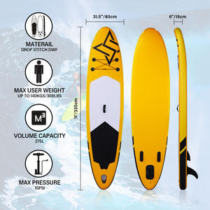 <span class=keywords><strong>Planche</strong></span> à pagaie <span class=keywords><strong>gonflable</strong></span> ABY EasyRider jaune avec pompe à double <span class=keywords><strong>action</strong></span> - Product Image 4