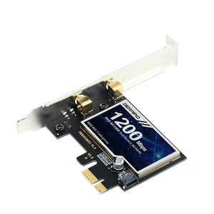 Bán buôn 1200Mbps PCIe Card mạng Intel không dây-ac Gigabit BT 4.0 5 gam Tops 867Mbps 2.4 GHz/5 GHz wif5 Loại giao diện PCI - Product Image 2