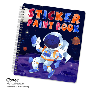 <span class=keywords><strong>Libros</strong></span> para Colorear Personalizados para Niños de 3 Años, Más Vendidos, con Pegatinas, Encuadernación en Espiral, Tapa Blanda, Impresión Offset - Product Image 1