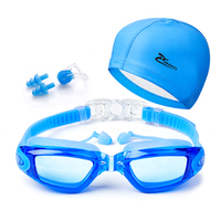 Bonnet pince-nez avec logo personnalisé paquets de bouchons d'oreille lunettes pour nager sans fuite adulte protection UV lunettes de natation anti-buée pour triathlon