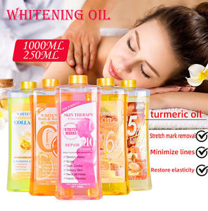 Großhandel 100% Natürliches 250ml Kurkuma-Körperöl mit Kurkumawurzelöl für aufhellendes „Glass Skin“ Öl - Product Image 2