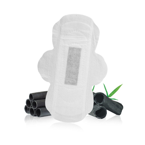 Lot <span class=keywords><strong>de</strong></span> serviettes hygiéniques infusées en bambou et <span class=keywords><strong>charbon</strong></span> <span class=keywords><strong>de</strong></span> <span class=keywords><strong>bois</strong></span> 100% coton vente en gros - Product Image 2