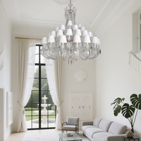 Hauteur réglable K9 galvanoplastie lustre en cristal élégant mariage suspendu suspension pour décoration de plafond de scène