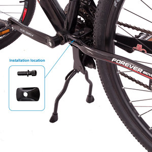 2025 OEM acier Double jambe côté <span class=keywords><strong>vélo</strong></span> <span class=keywords><strong>béquille</strong></span> nouveaux articles de sport cyclisme - Product Image 5