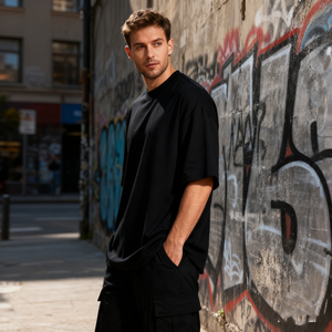 Camiseta de Hombre TKAN450 de Algodón 100% de Alta Calidad con Diseño Personalizado, Logotipo Impreso y Bordado, 180gsm 200gsm 230gsm, Camiseta Lisa al por Mayor - Product Image 3